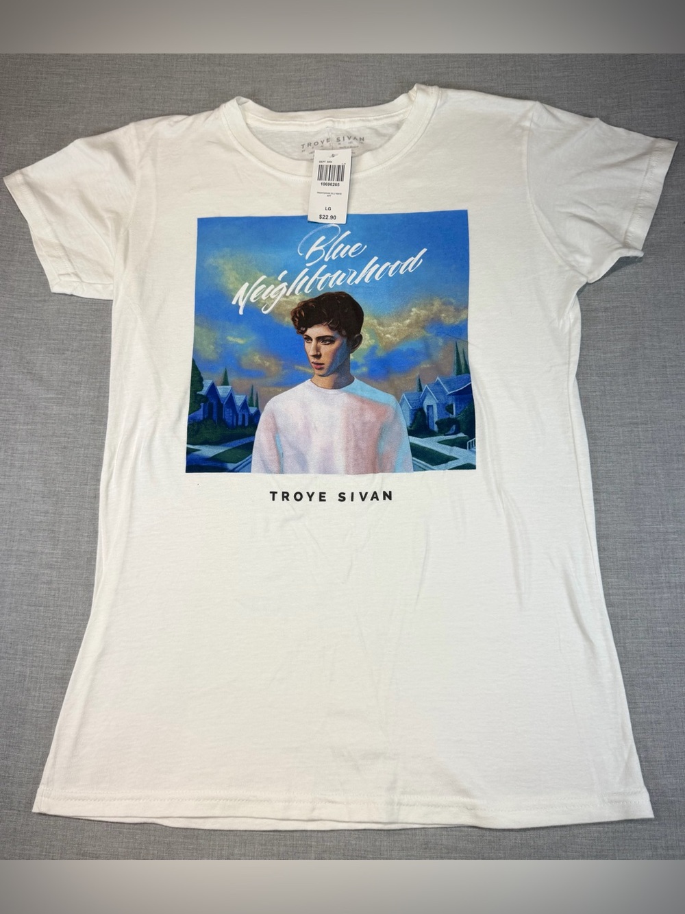 Blue Neighbourhood Troye Sivan Graphic Tee - White